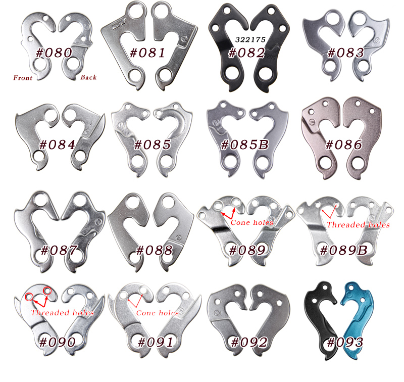 Cycling Gear Parts - Mtb estrada bicicleta traseira desviador gancho