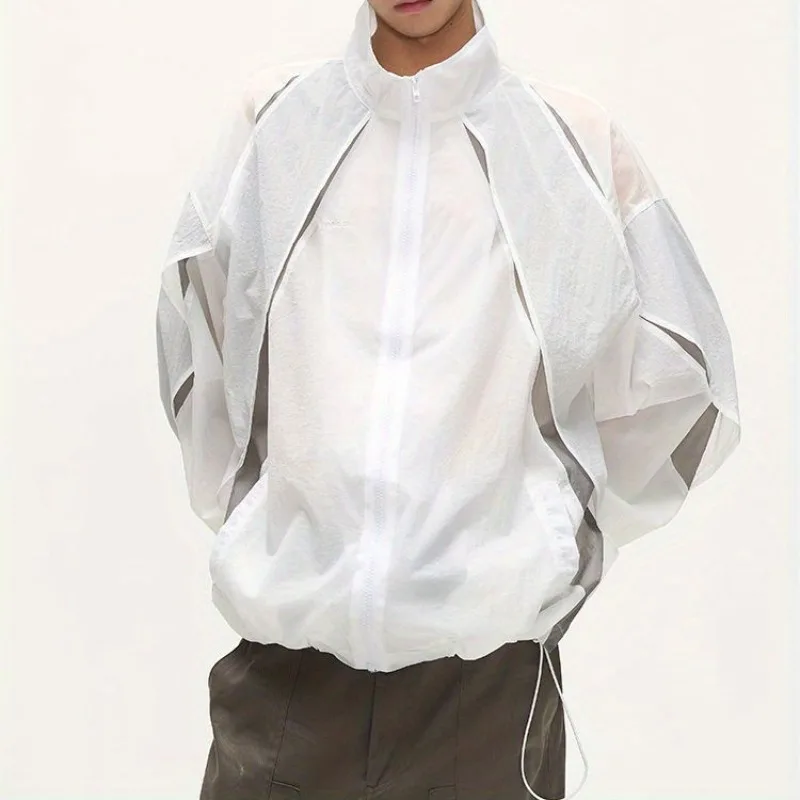 Cycling Gear Men - Japonês high street dupla camada solta