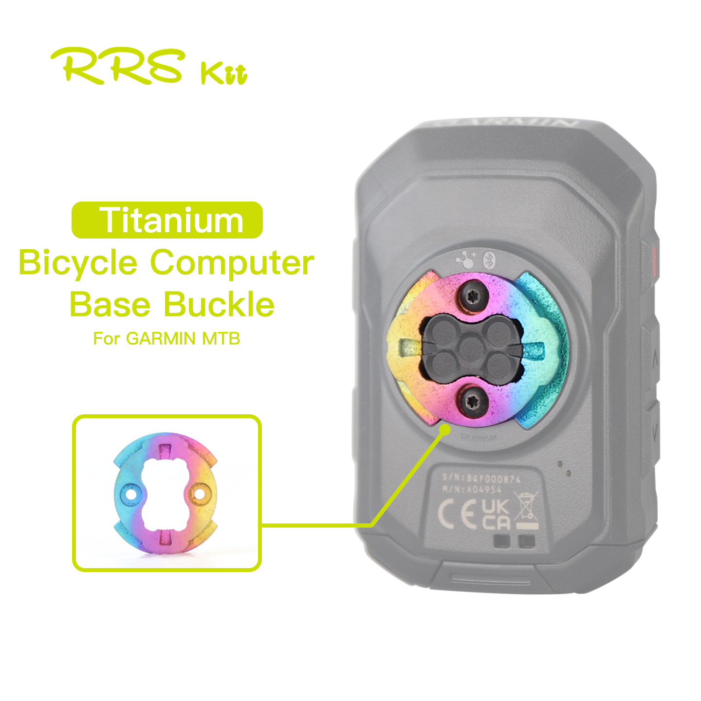 Cycling Gear Parts - Srskit capa traseira para computador de