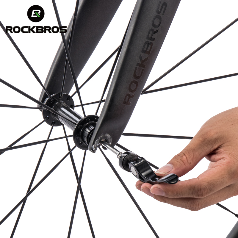 Quick Release Skewer - Rockbros bicicleta de liberação rápida roda