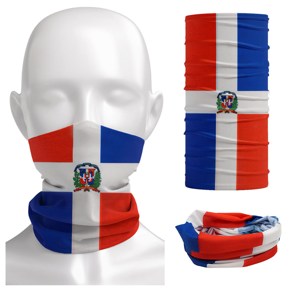 Cycling Gear Men - Dominica Bandana Bandeira Nacional Sem Costura