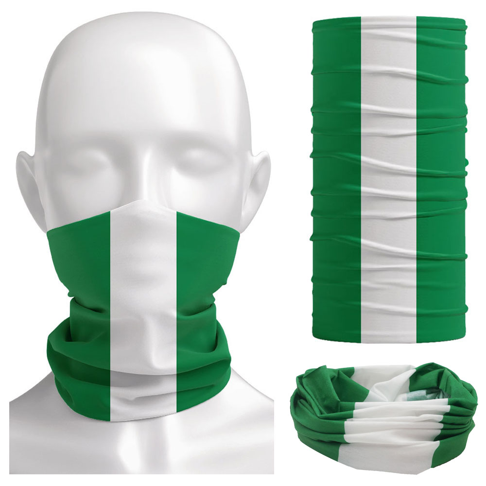 Cycling Gear Men - Bandanna da bandeira da Nigéria feminina