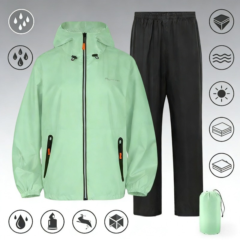 Conjunto de Chuva Impermeável  - Cycling Gear Men avaliação e preço