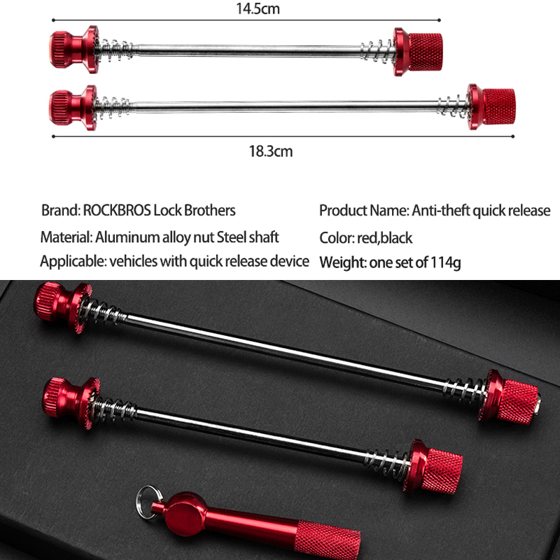 Rockbros bicicleta de liberaçã - Quick Release Skewer avaliação e preço
