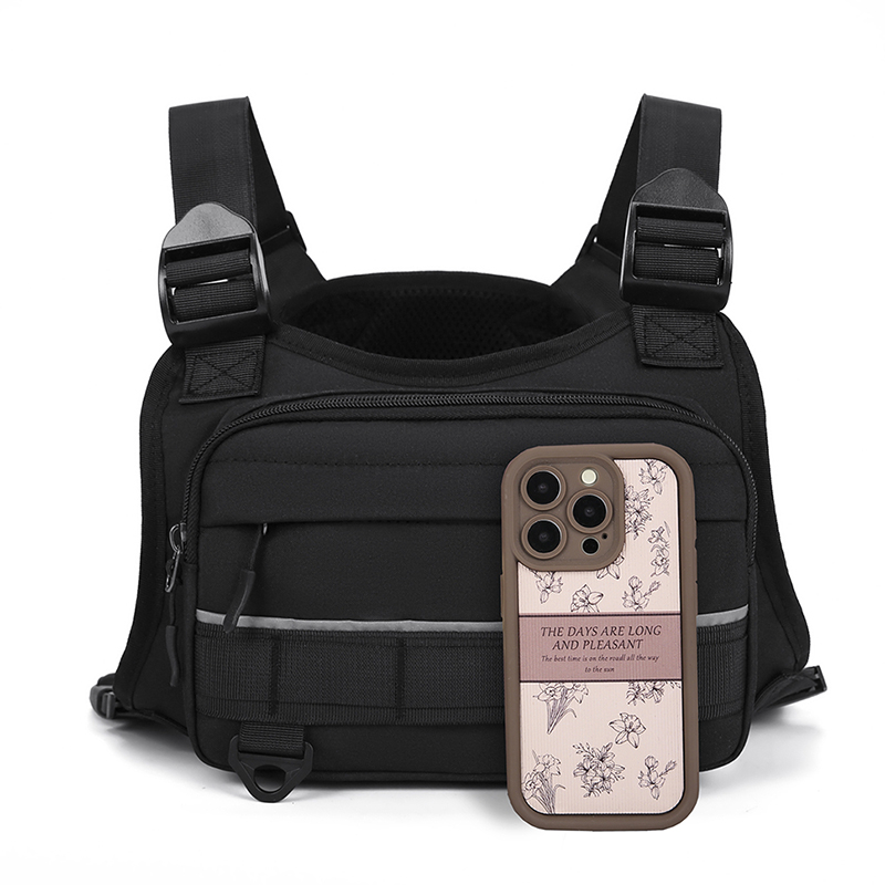 Bolsa tática de peito unissex  - Cycling Gear Vest avaliação e preço