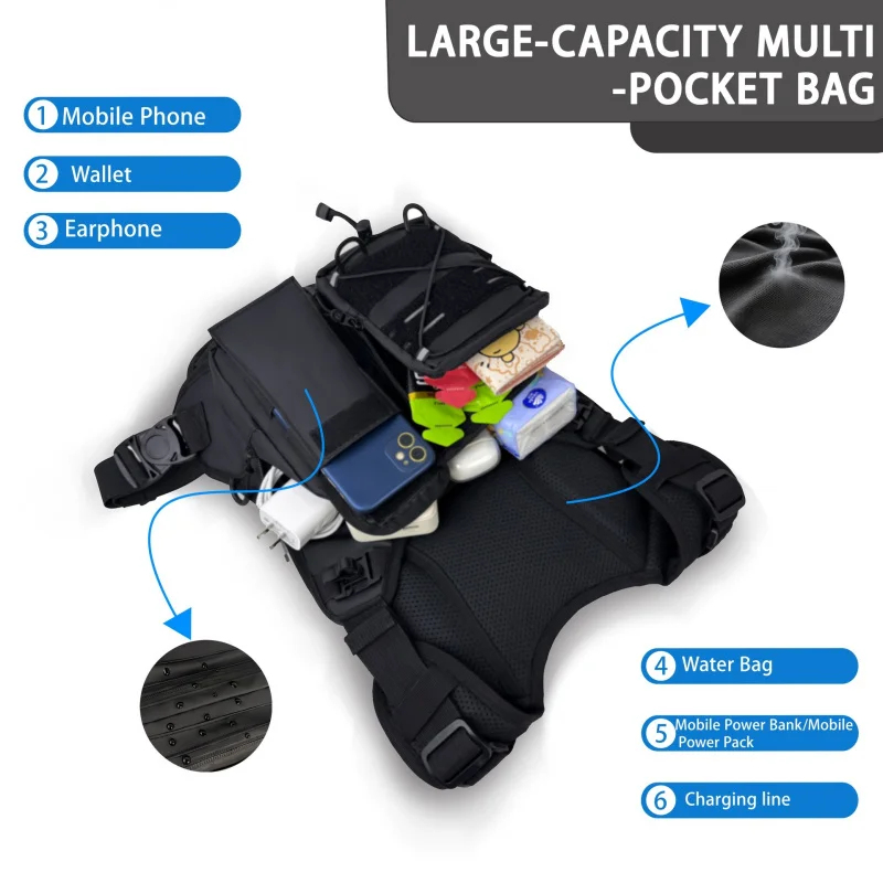 ​ Colete Tático de Alta Qualid - Cycling Gear Vest avaliação e preço