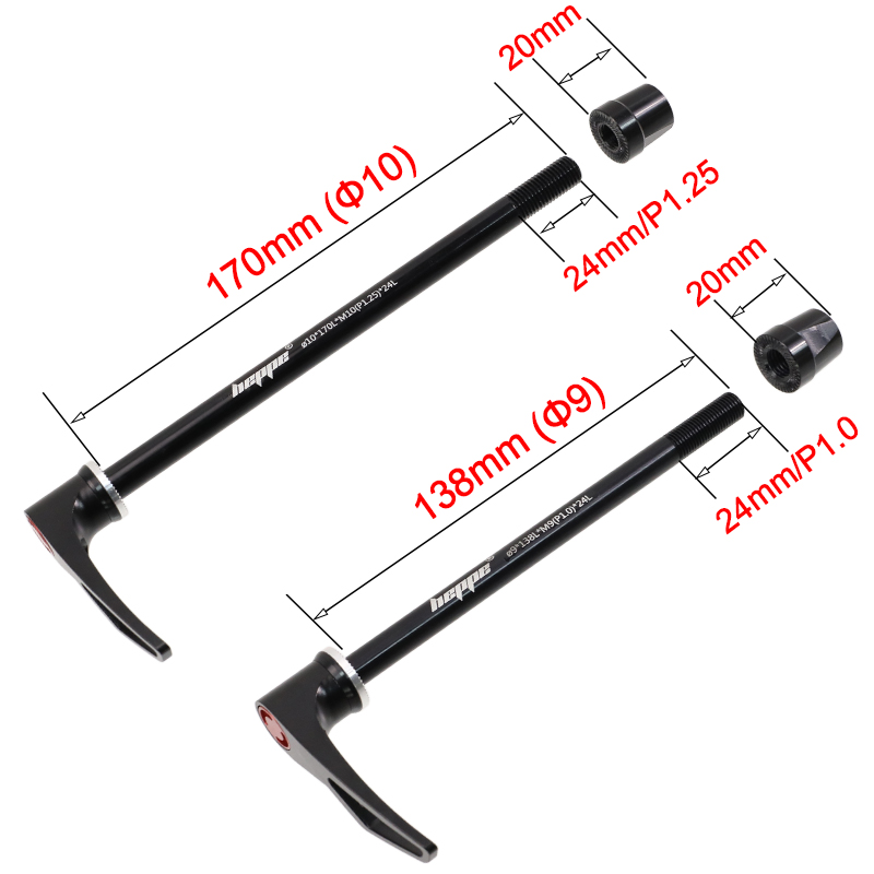 Hippe bicicleta através do eix - Quick Release Skewer avaliação e preço