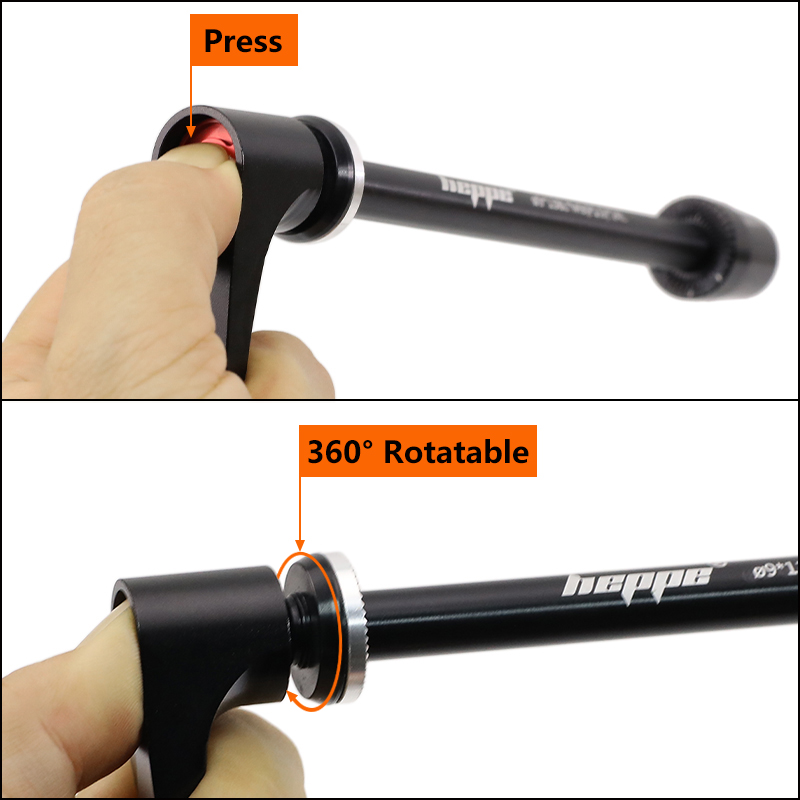 Hippe bicicleta através do eix - Quick Release Skewer avaliação e preço
