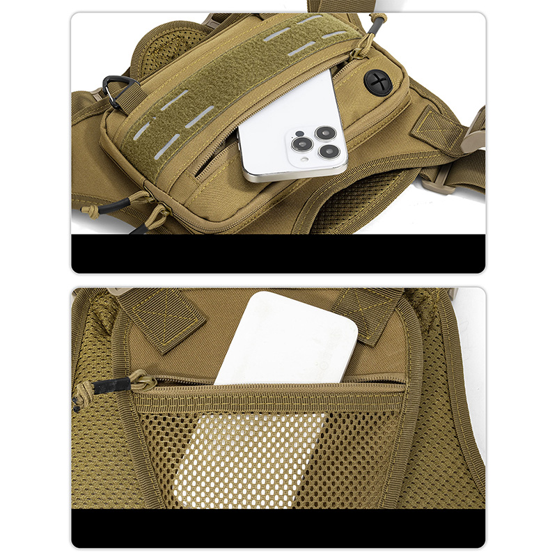 Colete Tático de Peito para Ca - Cycling Gear Vest avaliação e preço