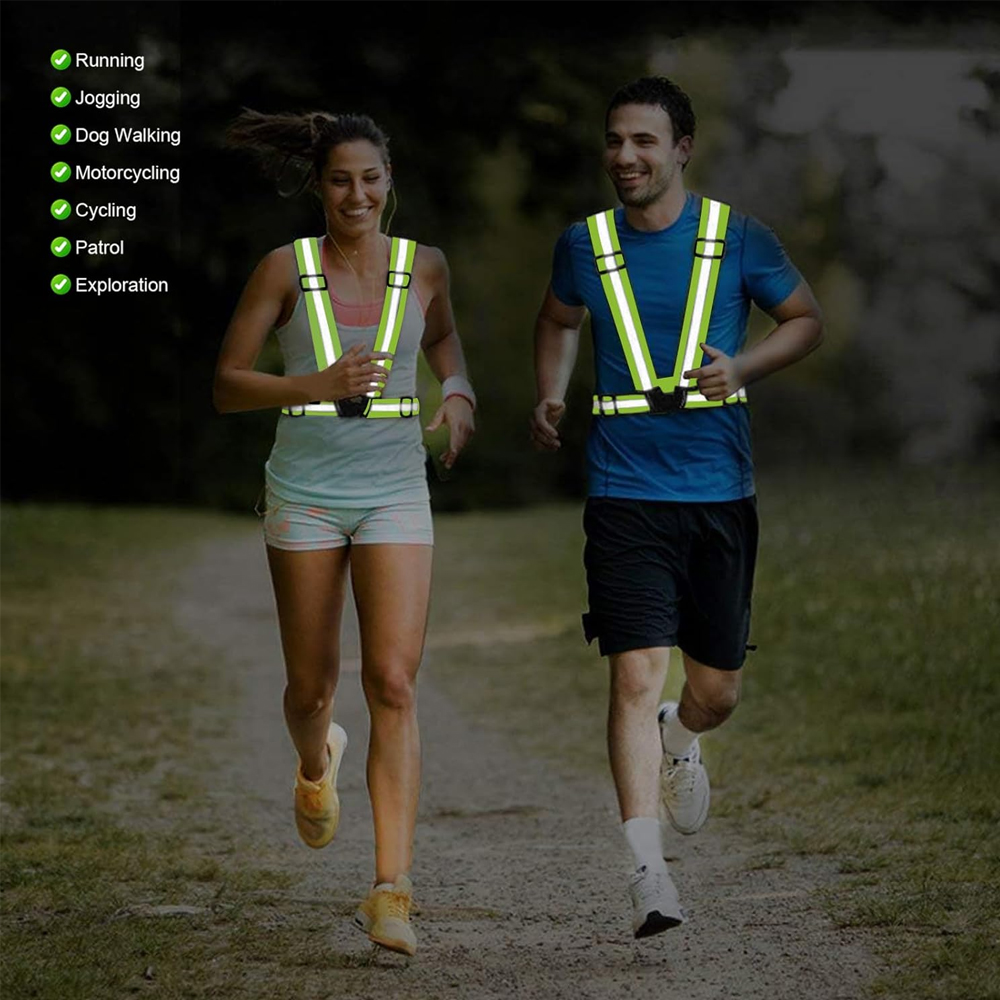 1 pçs colete de corrida noturn - Cycling Gear Vest avaliação e preço