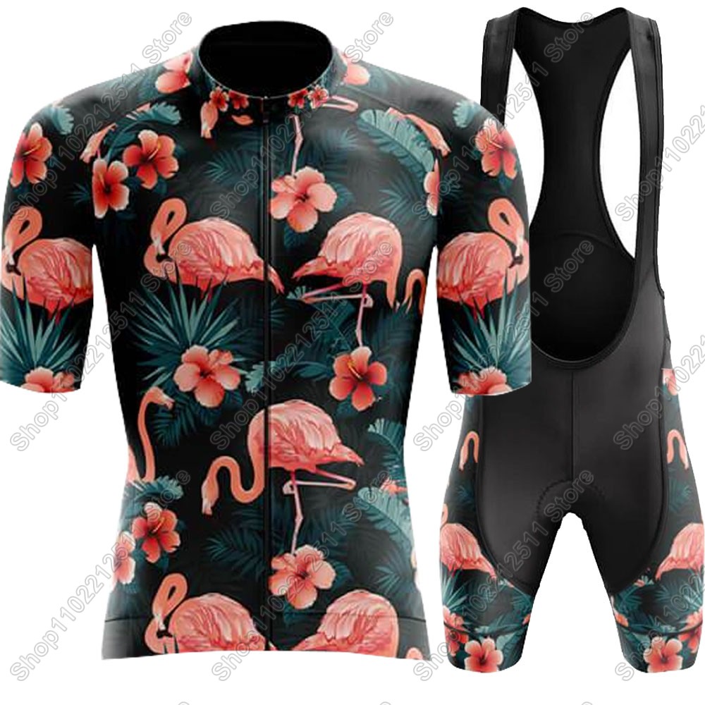 2025 flamingo conjunto camisa  - Junior Cycling Gear avaliação e preço